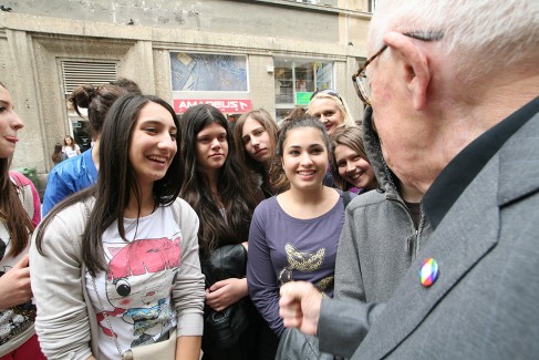 Branko Lustig u razgovoru nakon Edukacijskog jutra